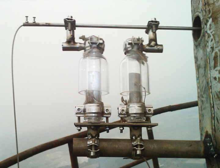  高炉，转炉煤气放散点火装置